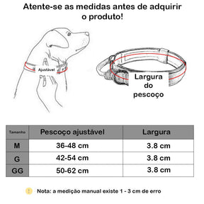 Collar de Perro Táctico Militar Ultra Reforzado